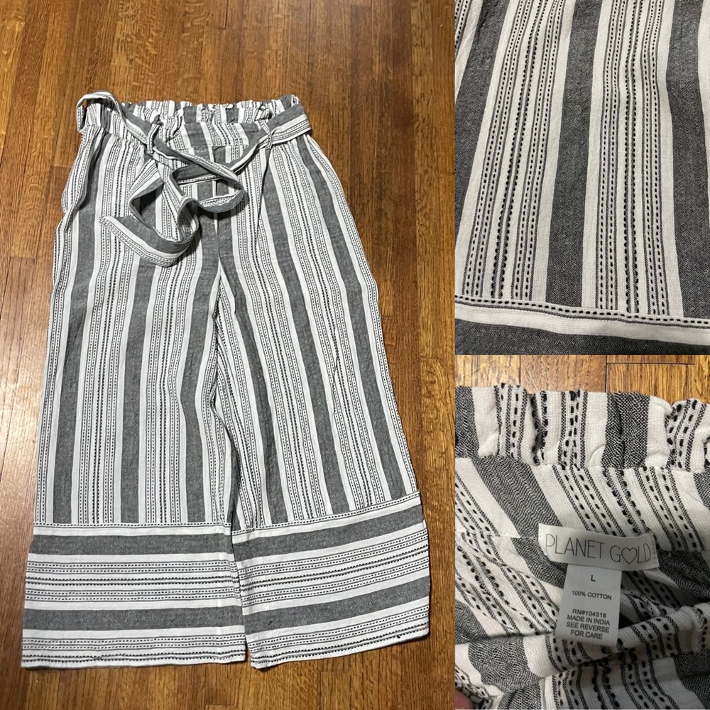flowy pants with ties!
